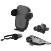 iOttie Auto Sense Wireless Qi Βάση στήριξης universal Fast Charging Car 2in1 Vent και CD Mount (HLCRIO164)