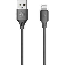 WK USB to Lightning Cable WDC-092i 2m Μαύρο