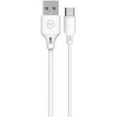 WK USB 2.0 Cable USB-C male - USB-A male 2m WDC-092a Άσπρο
