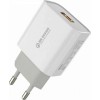 Wk Design USB Wall Charger 5V/2.4A QC3.0 Quick Charge 3.0 White (WP-U57)
