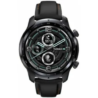 Ticwatch Pro 3 4G LTE Stainless Steel 48mm Αδιάβροχο Smartwatch με Παλμογράφο (Shadow Black)