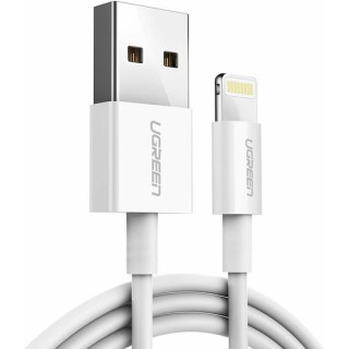 Ugreen US155 USB to Lightning Cable 1m (20728) Άσπρο