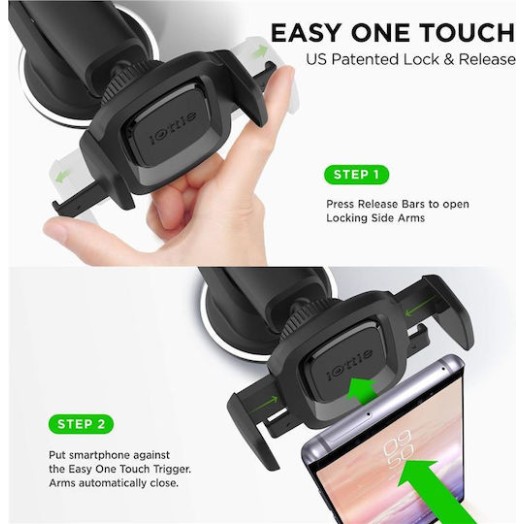 iOttie Easy One Touch Mini Dash Car Mount Black (HLCRIO128)