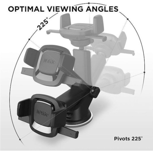 iOttie Easy One Touch Mini Dash Car Mount Black (HLCRIO128)