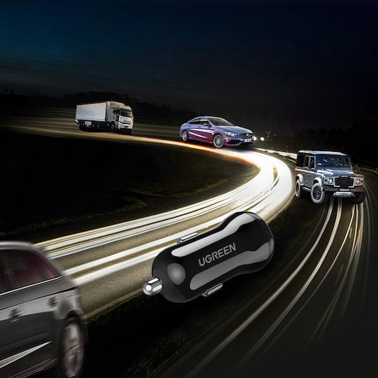 Ugreen Car Charger ED018 24W Dual USB 2.4A Black 50875