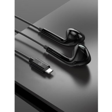 Tellur Urbs In-Ear Headphones με Type-C Connector Ακουστικά Μαύρα (TLL162262)