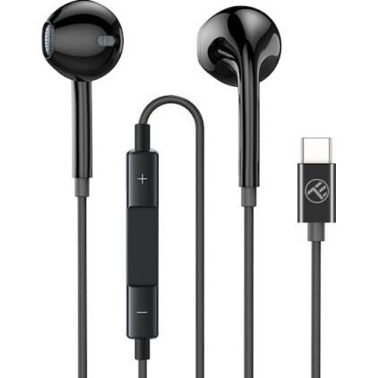 Tellur Urbs In-Ear Headphones με Type-C Connector Ακουστικά Μαύρα (TLL162262)