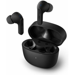 Philips TAT2206 In-ear Bluetooth Handsfree Ακουστικά με Θήκη Φόρτισης Μαύρα