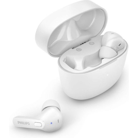 Philips TAT2206WT Earbud Bluetooth Handsfree Λευκό