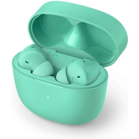 Philips TAT2206 In-ear Bluetooth Handsfree Ακουστικά με Θήκη Φόρτισης Τιρκουάζ