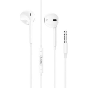 Hoco M101 In-ear Handsfree με Βύσμα 3.5mm Λευκό