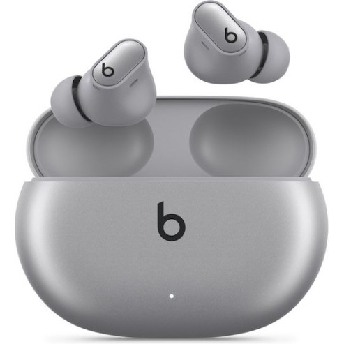 Beats Studio Buds + Bluetooth Handsfree Ακουστικά με Θήκη Φόρτισης Cosmic Silver