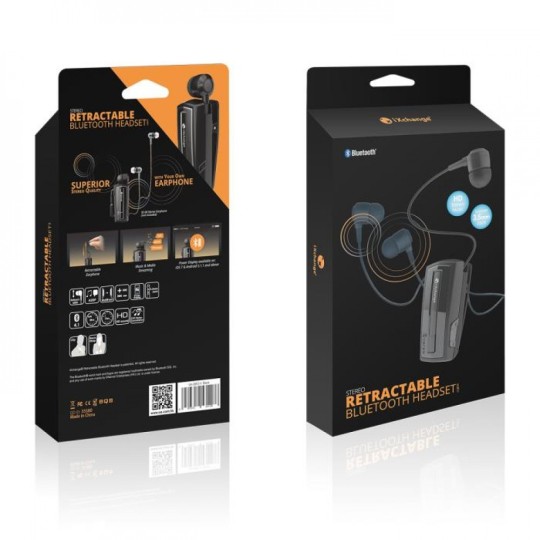 iXchange UA28 In-ear Bluetooth Handsfree Μαύρο