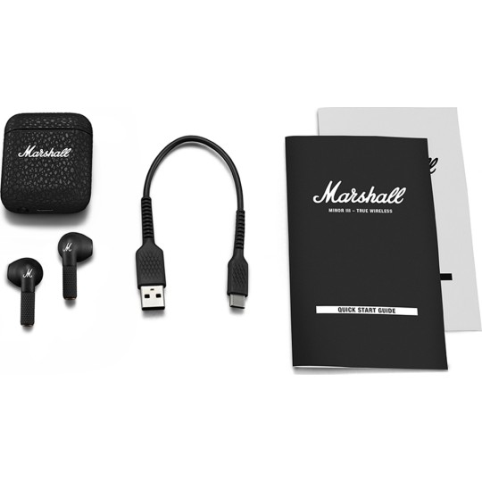 Marshall Minor III Earbud Bluetooth Black (OPEN BOX)