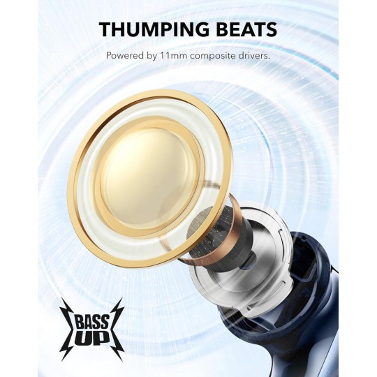 Wireless Earbuds Soundcore P40i by Anker (Blue) (A3955G31)