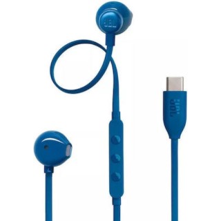 JBL Tune 305C Ακουστικά Ψείρες In Ear Μπλε