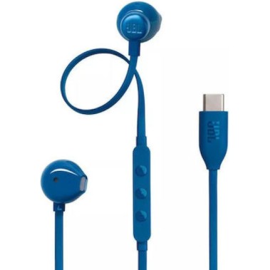 JBL Tune 305C Ακουστικά Ψείρες In Ear Μπλε
