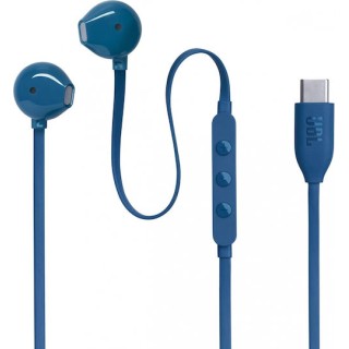 JBL Tune 305C Ακουστικά Ψείρες In Ear Μπλε