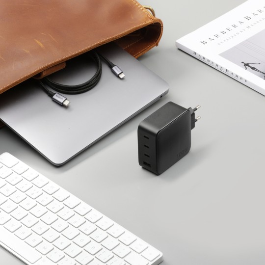 Ugreen Φορτιστής Χωρίς Καλώδιο με Θύρα USB-A και 3 Θύρες USB-C 100W Power Delivery / Quick Charge 4+ Μαύρος (CD226)