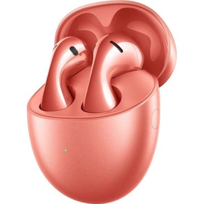 Huawei FreeBuds 5 Bluetooth Handsfree Ακουστικά με Αντοχή στον Ιδρώτα και Θήκη Φόρτισης Coral Orange