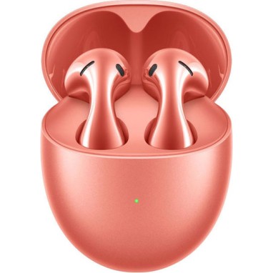 Huawei FreeBuds 5 Bluetooth Handsfree Ακουστικά με Αντοχή στον Ιδρώτα και Θήκη Φόρτισης Coral Orange