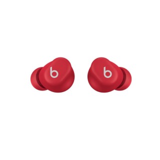Beats Solo Buds Bluetooth Transparent Red