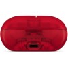 Beats Solo Buds Bluetooth Transparent Red