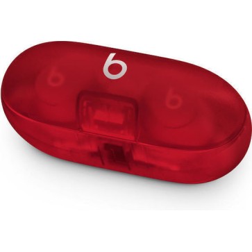 Beats Solo Buds Bluetooth Transparent Red
