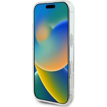 Guess “Rhinestones” Θήκη προστασίας από σκληρό πλαστικό – iPhone 16 (Λευκό – GUHMP16SPFTDTEH)