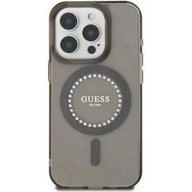 Guess Rhinestones - MagSafe Σκληρή Θήκη με Πλαίσιο Σιλικόνης iPhone 16 Pro - Black - GUHMP16LPFTDTEK Guess Rhinestones - MagSafe Σκληρή Θήκη με Πλαίσιο Σιλικόνης iPhone 16 Pro - Black - GUHMP16LPFTDTEK