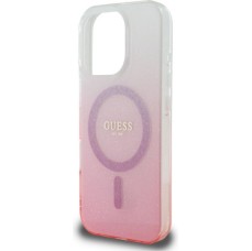 Guess “Glitter Gradient” Hard Case iPhone 16 Pro Max Ροζ (GUHMP16XHGRCELP)