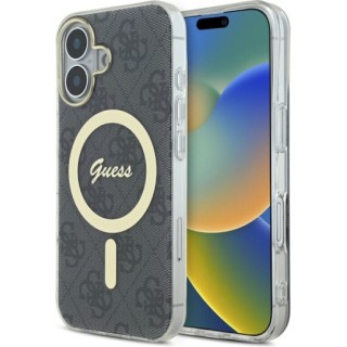Guess “4G Logο” Hard Case iPhone 16 (Διάφανο/Μαύρο – GUHMP16SH4STK) Guess “4G Logο” Hard Case iPhone 16 (Διάφανο/Μαύρο – GUHMP16SH4STK)