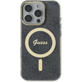 Guess “4G Logο” Hard Case  iPhone 16 Pro (GUHMP16LH4STK) Μαύρο