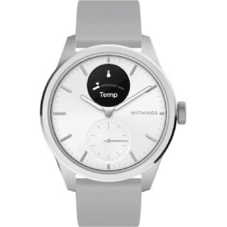 Withings ScanWatch 2 Stainless Steel 42mm Αδιάβροχο με Παλμογράφο (Λευκό)