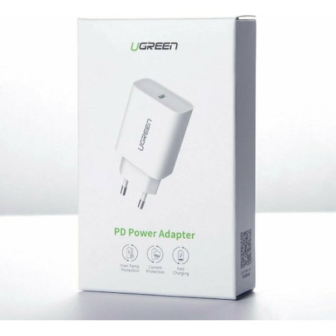 Ugreen CD137 Φορτιστής Χωρίς Καλώδιο USB-C 20W Λευκός (60450)