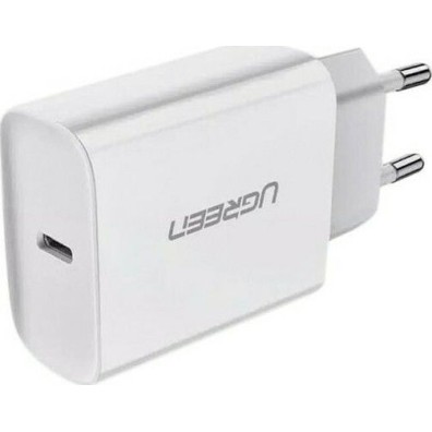 Ugreen CD137 Φορτιστής Χωρίς Καλώδιο USB-C 20W Λευκός (60450)