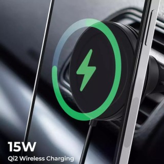 iOttie Velox Mini Βάση Κινητού Αυτοκινήτου με Ασύρματη Φόρτιση VLXWCG212 Μαύρο