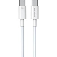 WK WDC-182 USB 2.0 Cable USB-C male - USB-C 100W Λευκό 1m (250682)