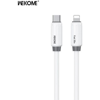 WK Wdc-29 USB-C to Lightning Cable 30W 1m Λευκό
