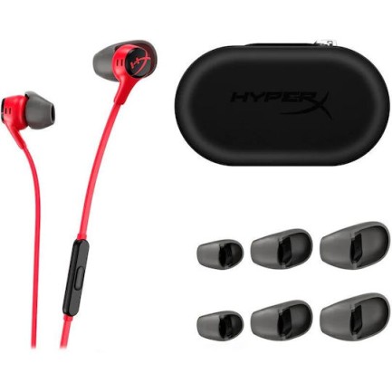HyperX Cloud Earbuds II In Ear Gaming Headset 3.5mm Κόκκινο 705L8AA
