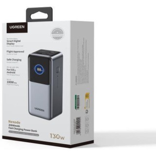 Ugreen PB721 Power Bank 20000mAh 130W 1xUSB-A 2xUSB-C Quick Charge 3.0
