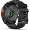 Garmin Fenix 8 Stainless Steel 51mm (Slate Grey With Black Silicone Band)