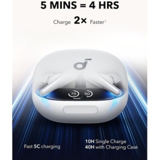 Anker Soundcore Liberty 4 Pro Bluetooth Ακουστικά (A3954G21) White