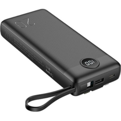 Veger C20 Power Bank 20000mAh με Θύρα USB-A και Θύρα USB-C Μαύρο
