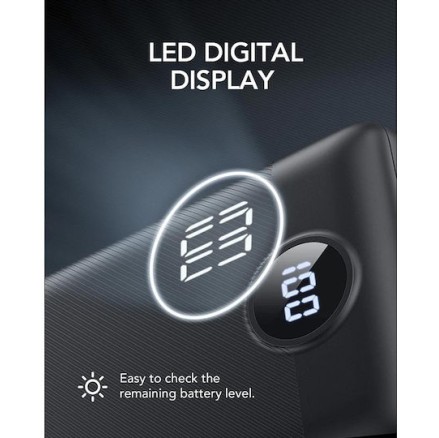 Veger C20 Power Bank 20000mAh με Θύρα USB-A και Θύρα USB-C Μαύρο