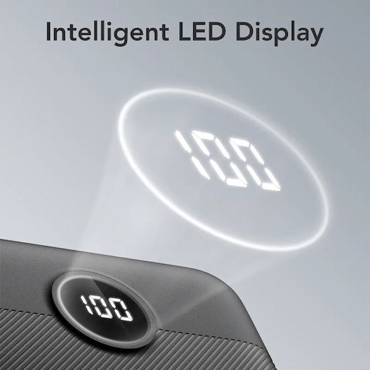 Veger L20S Power Bank 20000mAh 20W με 2 Θύρες USB-A Black