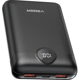 Veger S20 Power Bank 20000mAh 20W με 2 Θύρες USB-A και Θύρα USB-C Power Delivery / Quick Charge 3.0 Μαύρο