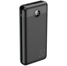 Veger L30 Power Bank 30000mAh 20W με 3 Θύρες USB-A και Θύρα USB-C Μαύρο