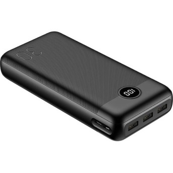 Veger L30 Power Bank 30000mAh 20W με 3 Θύρες USB-A και Θύρα USB-C Μαύρο
