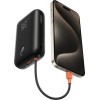 Veger K3 30,000mAh 35W PD Digital Display Powerbank With Built In Non-MFI Lightning & USB-C Cable Black